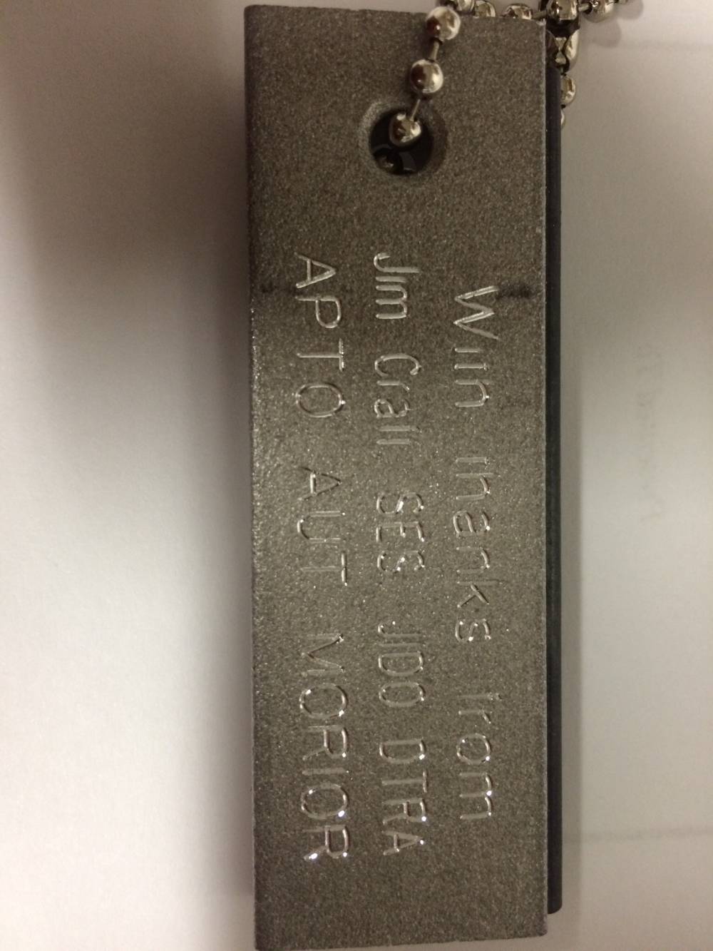 Engraved Fire starter